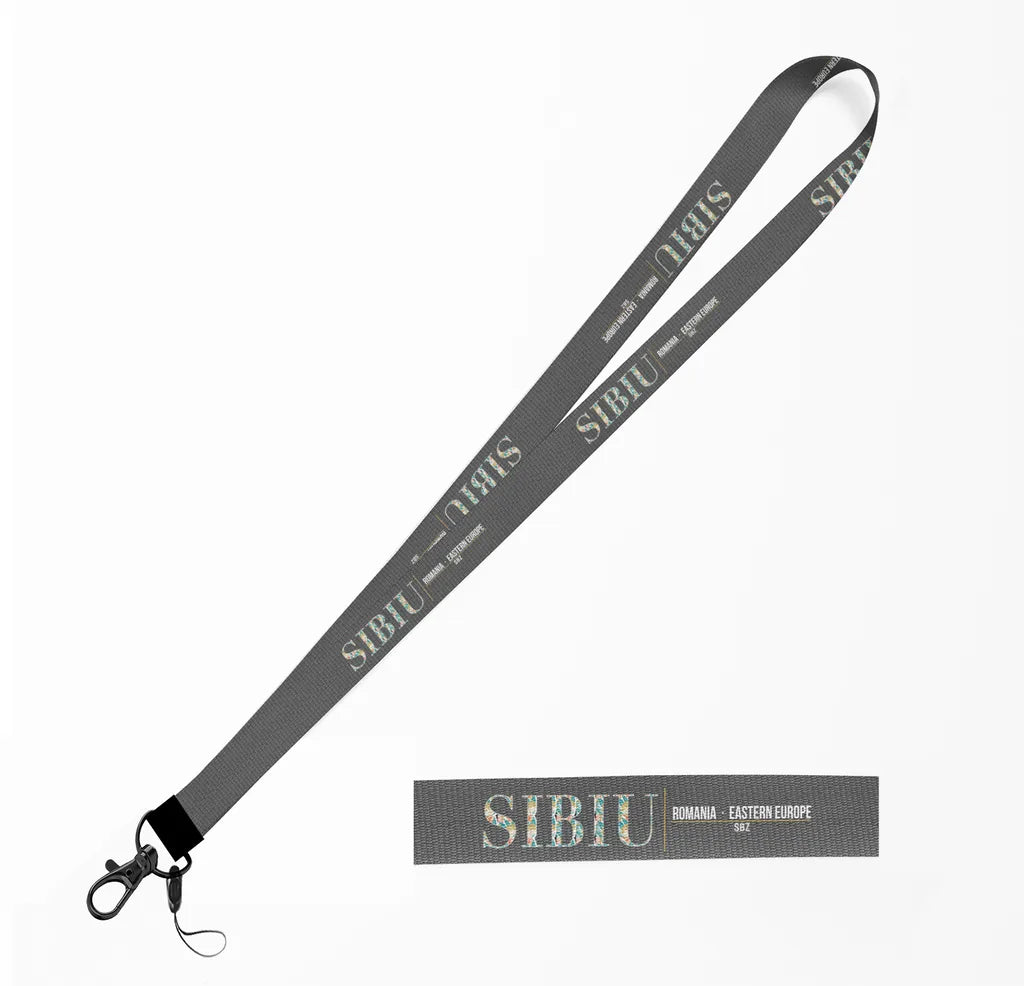 Sibiu City Series lanyard - gray