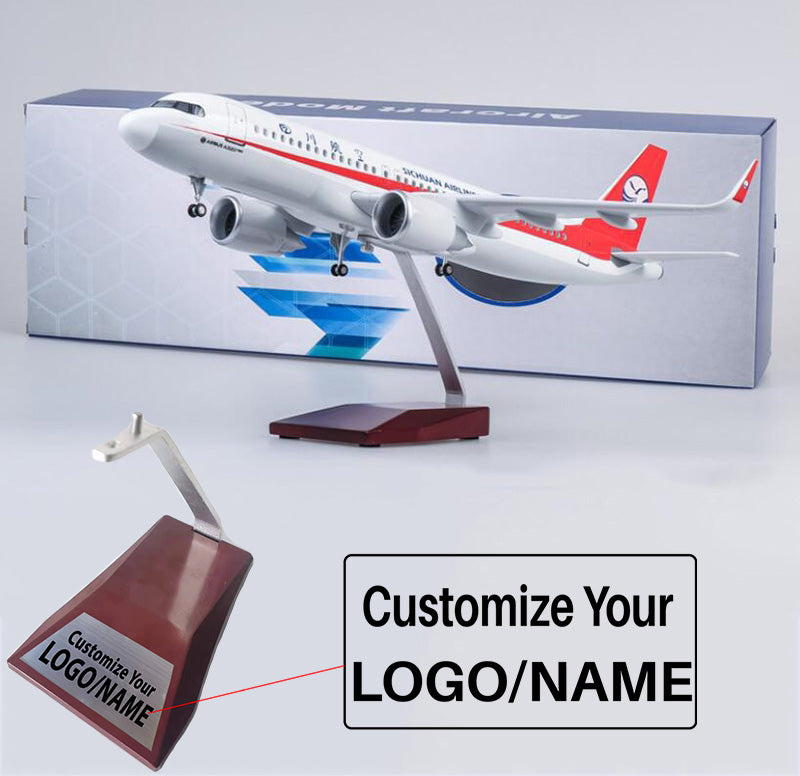 Sichuan Airlines Airbus A320Neo Airplane Model (47CM)