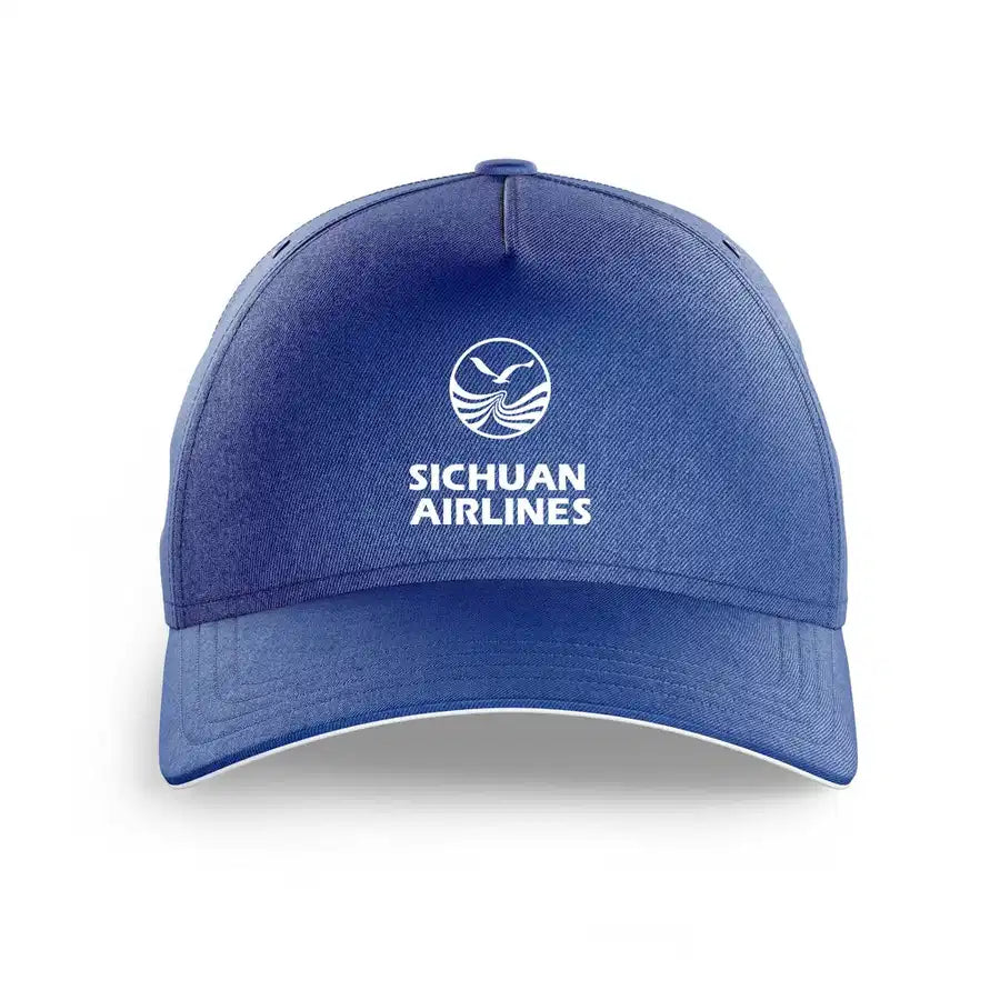 Sichuan Airlines printed hat - blue