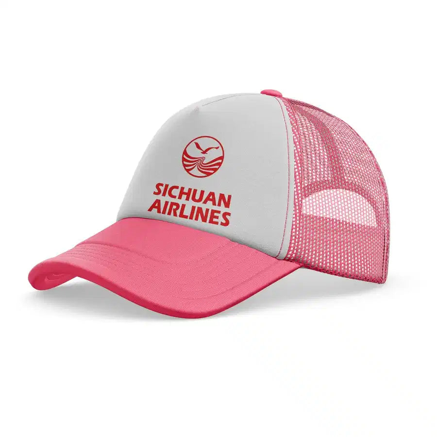 Sichuan Airlines trucker cap - pink
