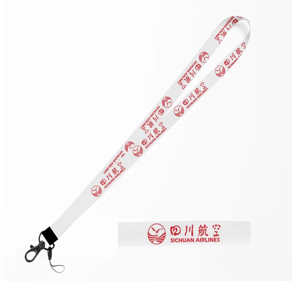 Sichuan Airlines lanyard - white