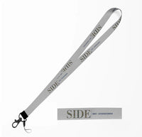 Thumbnail for Side City Series lanyard - light gray