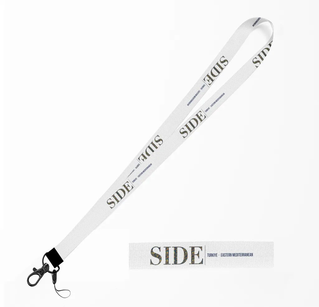 Side City Series lanyard - white