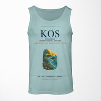 Thumbnail for Sihanouk International Airport Sihanoukville (KOS) design on light green tank top