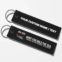 Thumbnail for Sikorsky MH-60R Seahawk Aviator Key Chains - Black - Personalized
