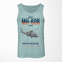 Thumbnail for Sikorsky MH-60R Seahawk design on light green tank top