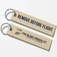 Thumbnail for Sikorsky S-61N Aviator Key Chains - Beige - Remove Before Flight
