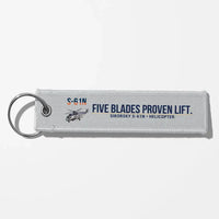 Thumbnail for Sikorsky S-61N Aviator Key Chains - Light Gray
