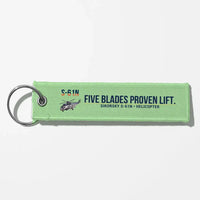 Thumbnail for Sikorsky S-61N Aviator Key Chains - Light Green