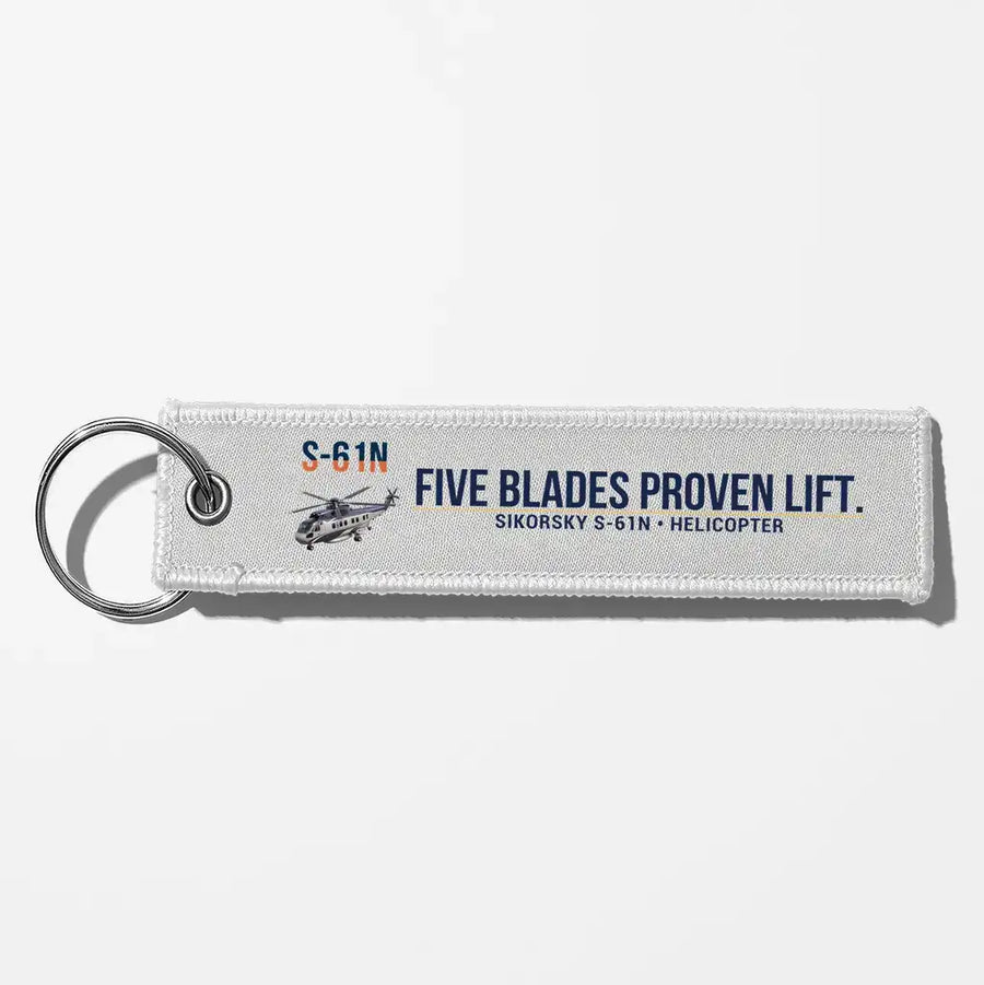 Sikorsky S-61N Aviator Key Chains - White