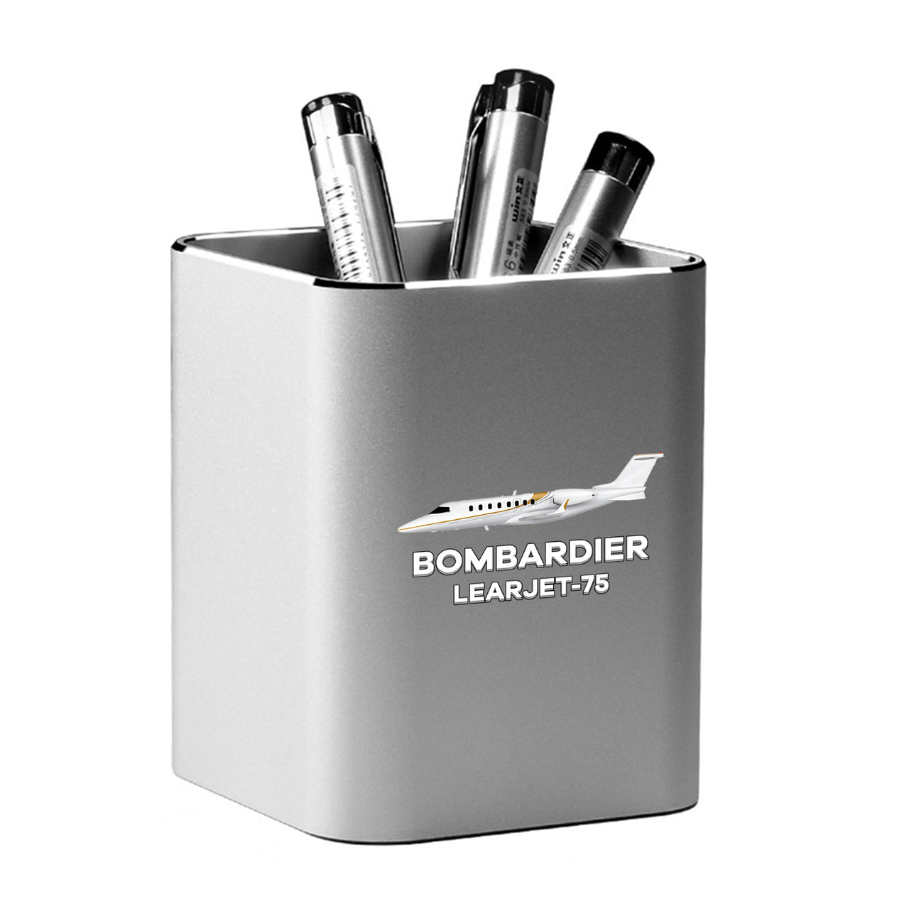 The Bombardier Learjet 75 Designed Aluminium Alloy Pen Holders