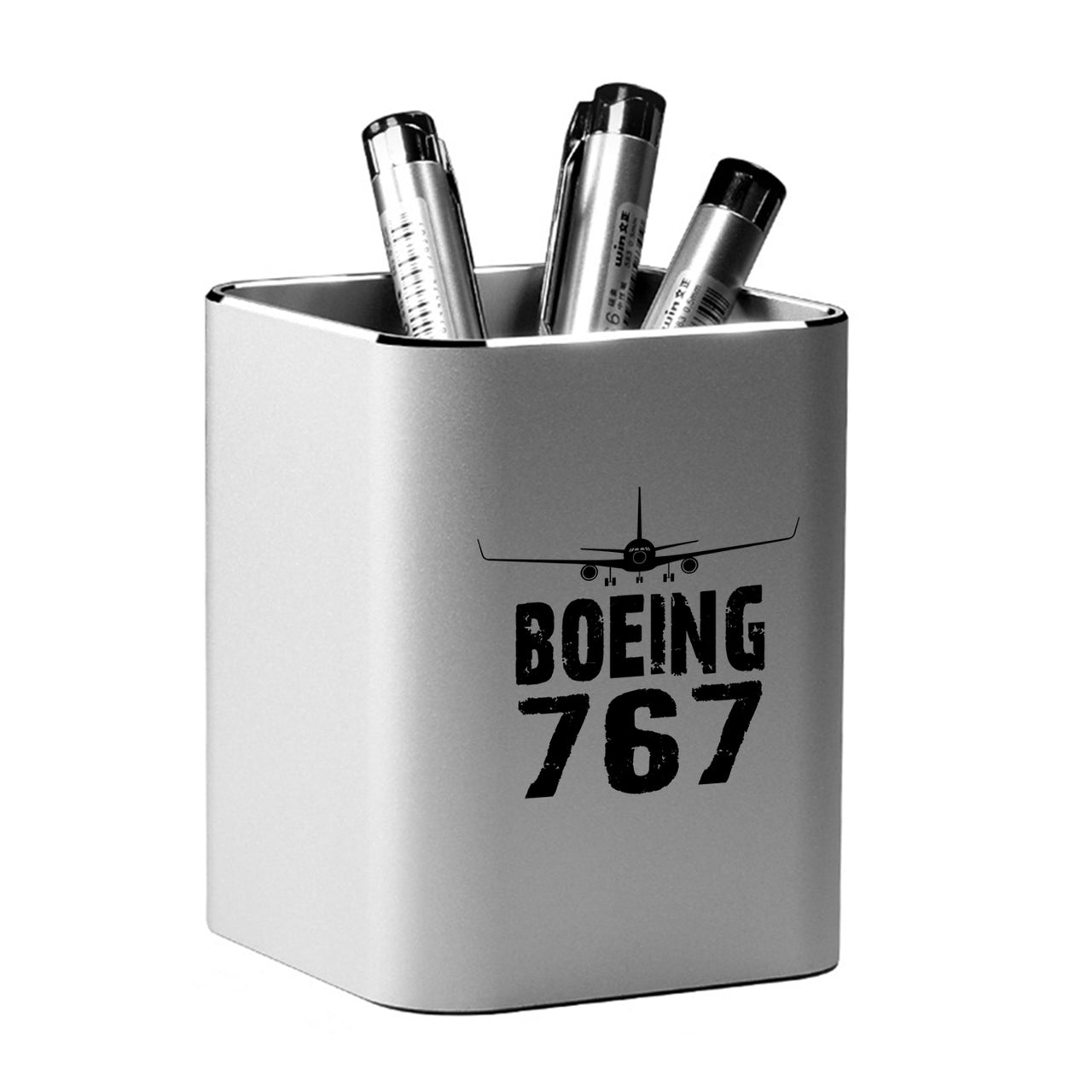 Boeing 767 & Plane Designed Aluminium Alloy Pen Holders