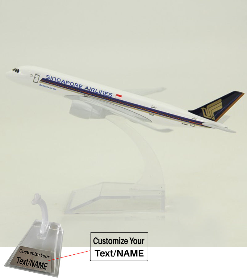 Singapore Airlines Airbus A350 Airplane Model (16CM)