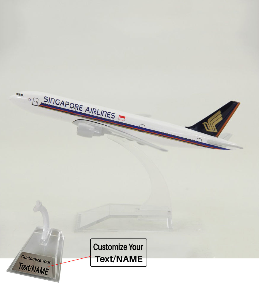 Singapore Airlines Boeing 777 Airplane Model (16CM)