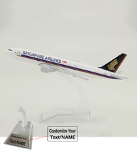 Thumbnail for Singapore Airlines Boeing 777 Airplane Model (16CM)