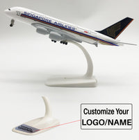 Thumbnail for Singapore Airlines (2) Airbus A380 Airplane Model (20CM)
