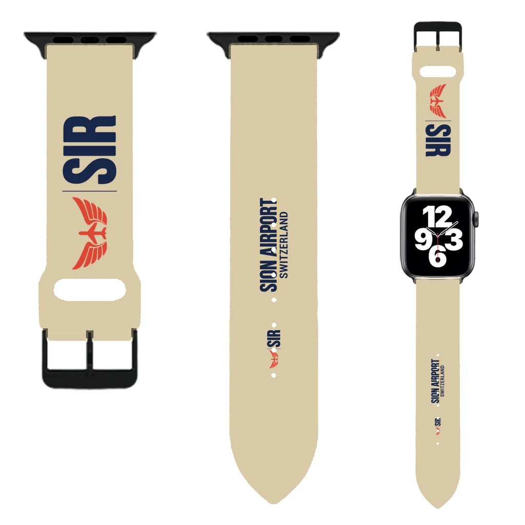 WBV6 | Sion Airport SIR | Beige (Metal Buckle)