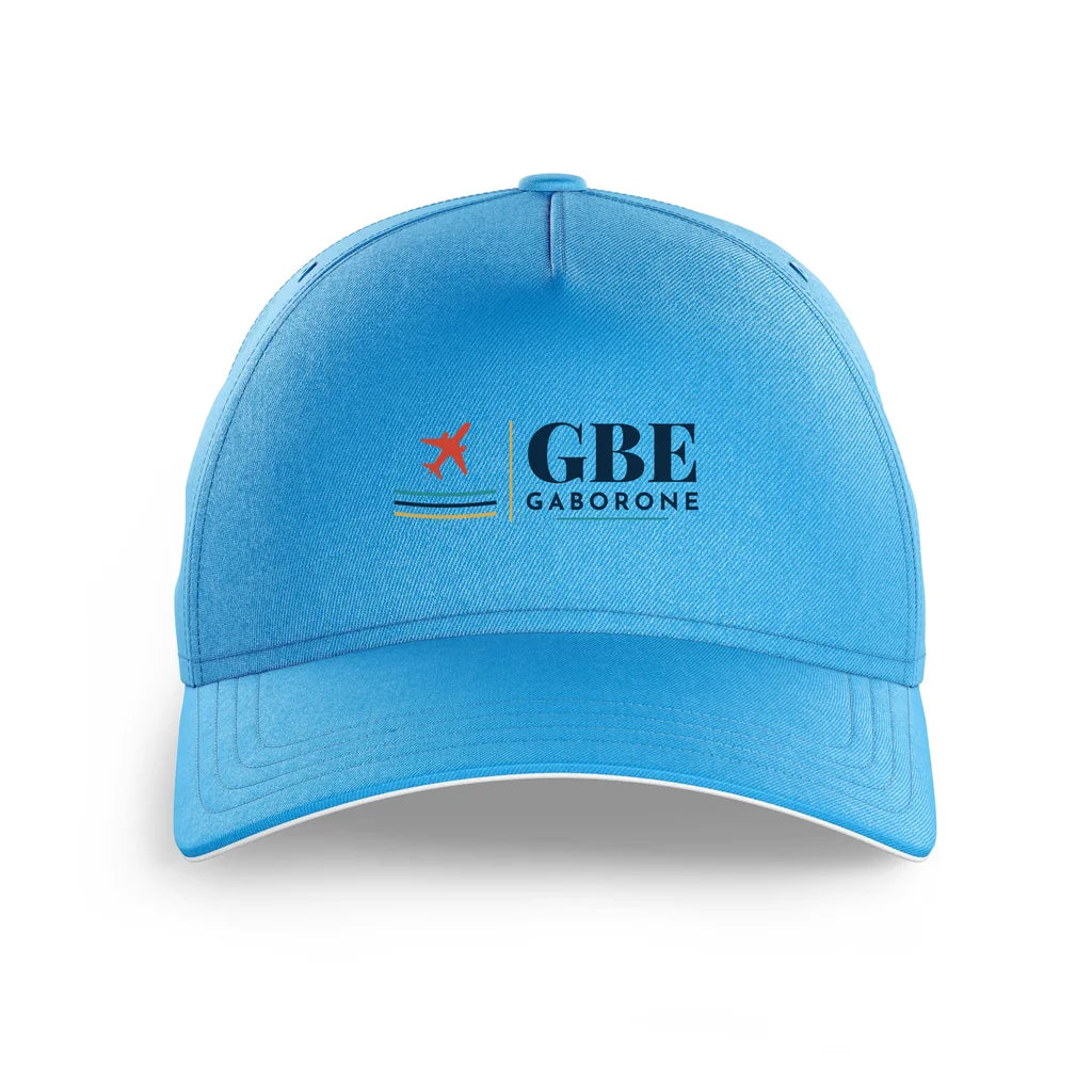 Sir Seretse Khama International Airport (GBE) printed hat - light blue