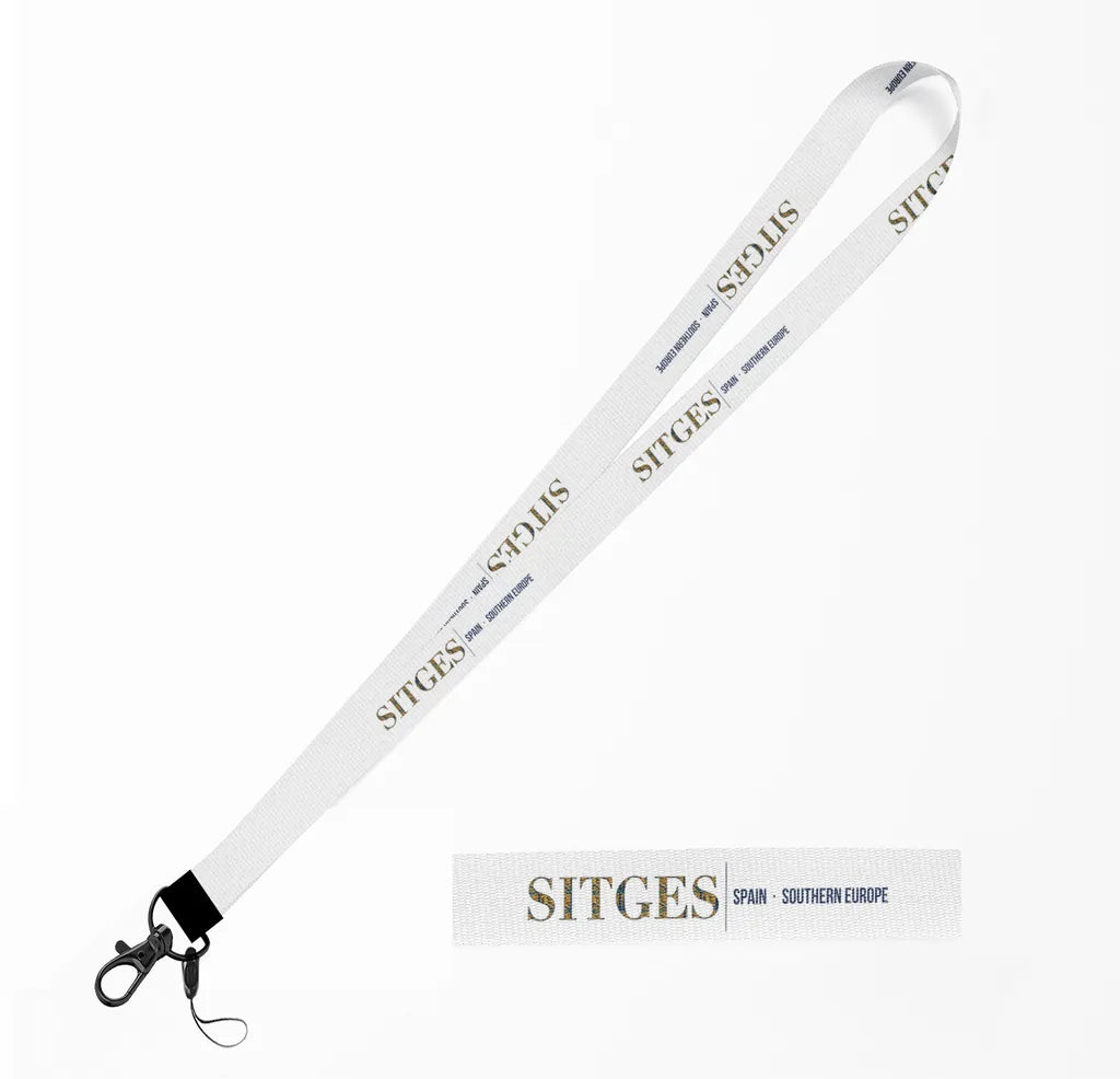 Sitges City Series lanyard - white