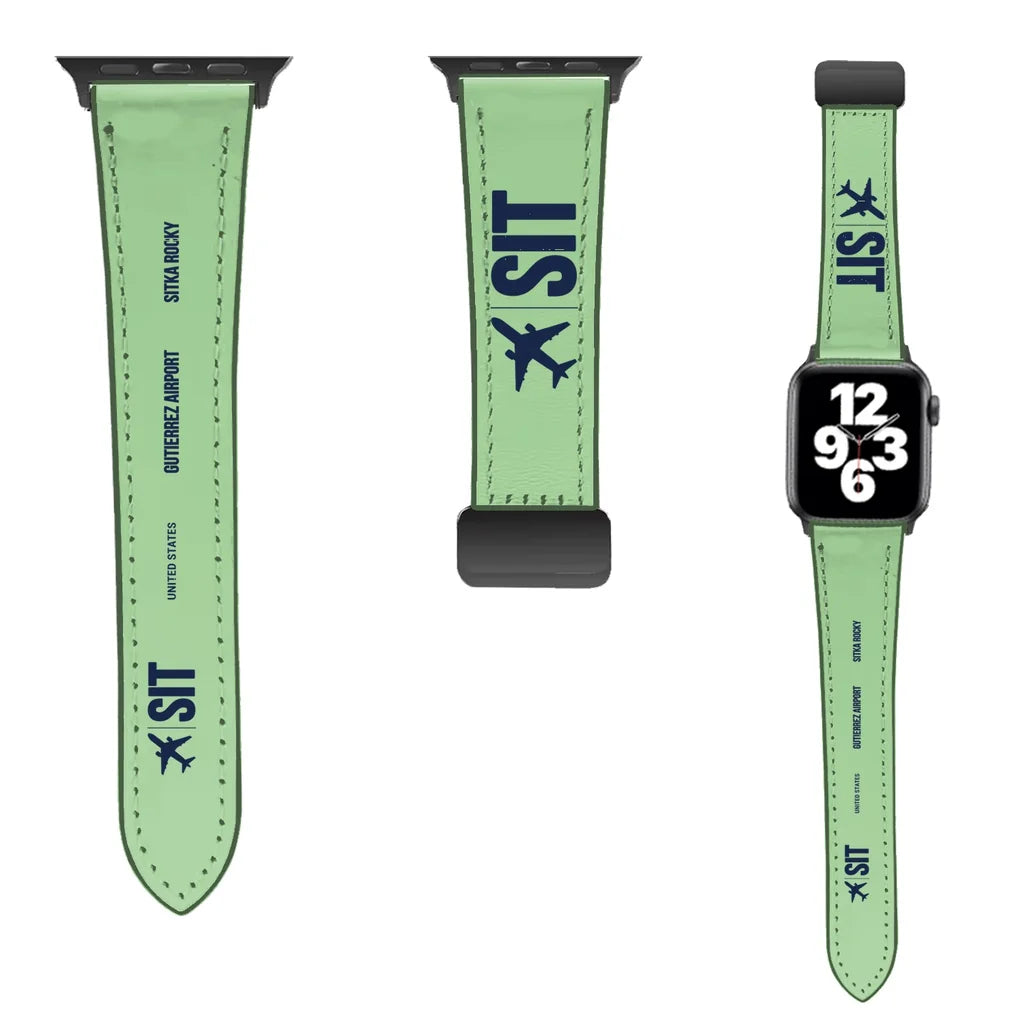 WBV6 | Sitka Rocky Gutierrez Airport SIT | Leather - Light Green