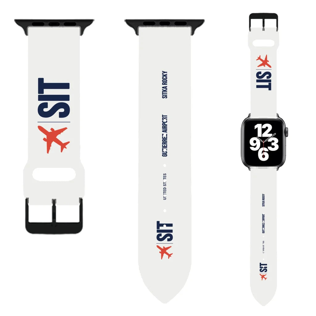 WBV6 | Sitka Rocky Gutierrez Airport SIT | White (Metal Buckle)