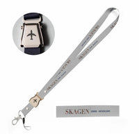 Thumbnail for Skagen City Series seat belt lanyard - light gray