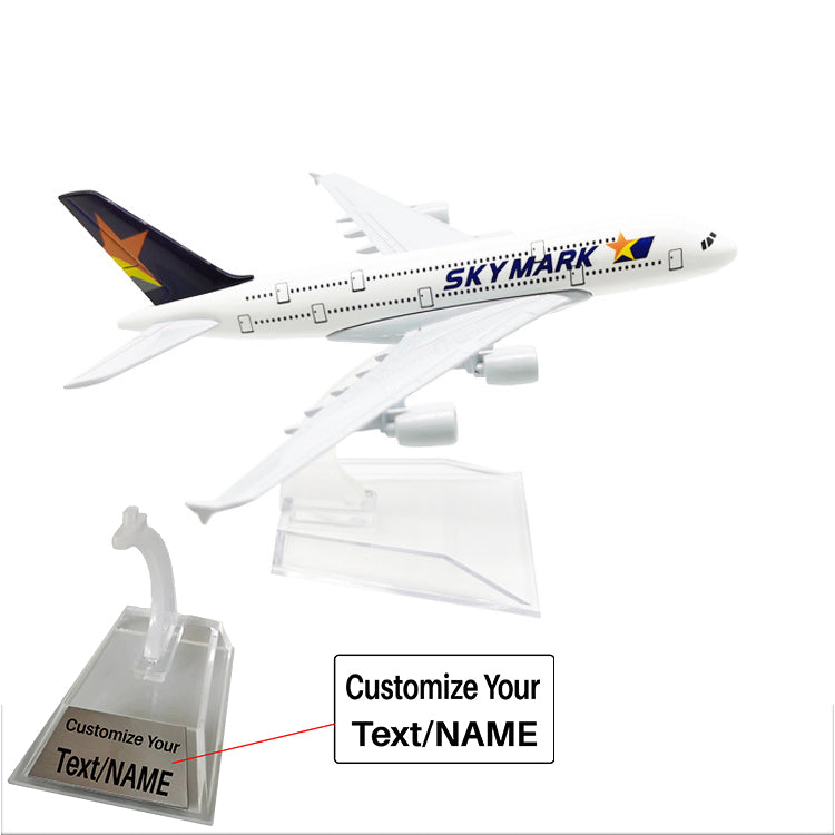 Skymark Airlines Airbus A380 Airplane Model (16CM)