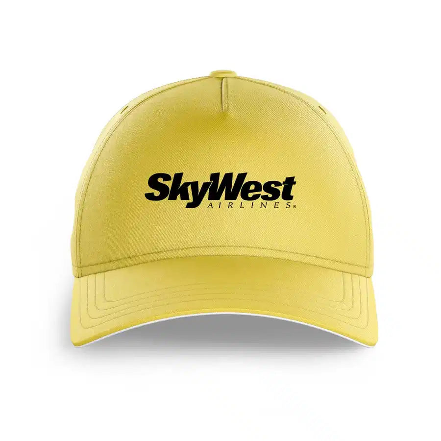 Skywest Airlines printed hat - yellow