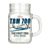 Thumbnail for Socata TBM 700 - Cartoon - Cocktail Glass (Mason Jar)