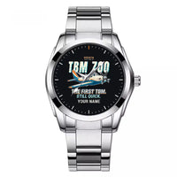 Thumbnail for Socata TBM 700 - Cartoon + Name - Stainless Steel Band - For Men