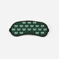 Thumbnail for Socata TBM 700 - Cartoon Pattern - Sleep Mask - Dark Green