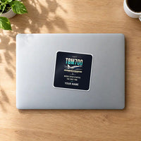 Thumbnail for Socata TBM 700 - Original + Name - Square Sticker - MacBook