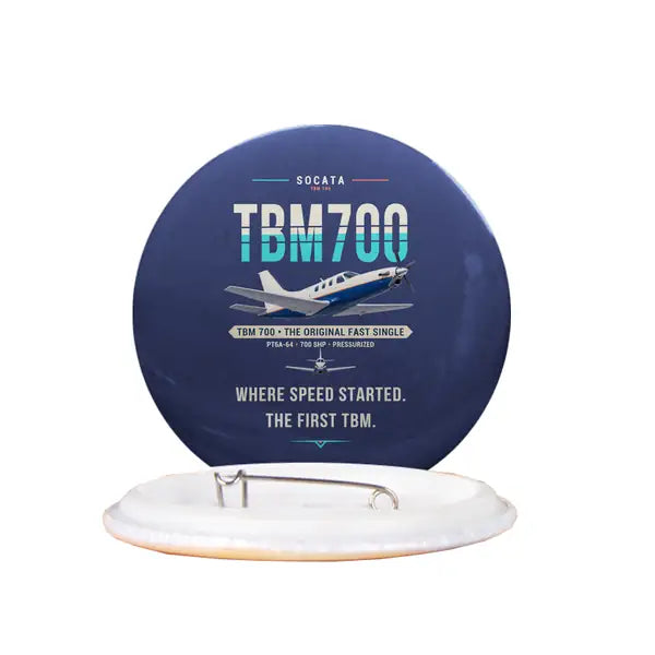 Socata TBM 700 - Original - Pin - Navy Blue