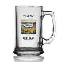 Thumbnail for Socata TBM 700 - Poster + Name - Beer Glass with Holder