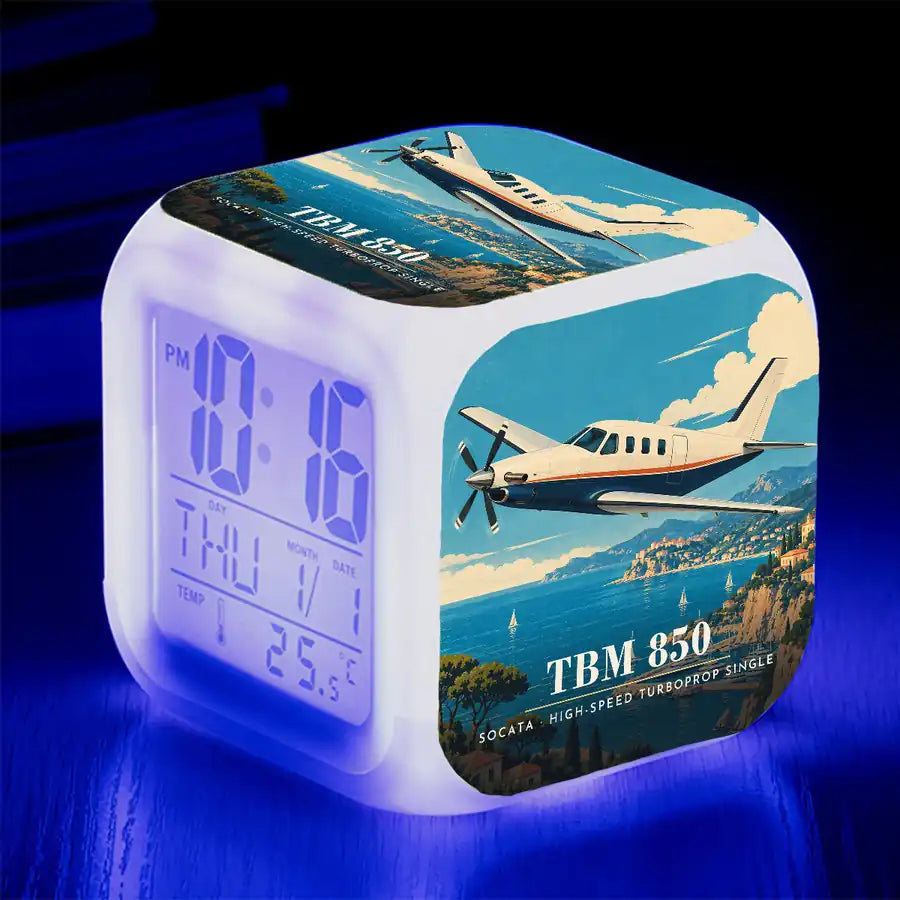Socata TBM 850 - 3D - Alarm Clock