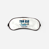 Thumbnail for Socata TBM 850 - Cartoon + Name - Sleep Mask - White