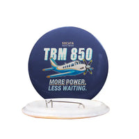 Thumbnail for Socata TBM 850 - Cartoon - Pin - Navy Blue