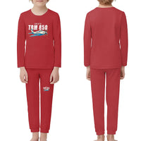Thumbnail for Socata TBM 850 - Children Pajamas - Cartoon Chest - Red