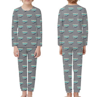 Thumbnail for Socata TBM 850 - Children Pajamas - Original Pattern - Gray