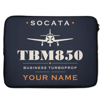 Thumbnail for Socata TBM 850 - Heritage + Name - Laptop Sleeve