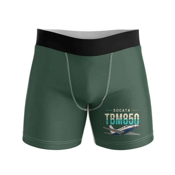 Socata TBM 850 - Men Boxers - Original - Dark Green