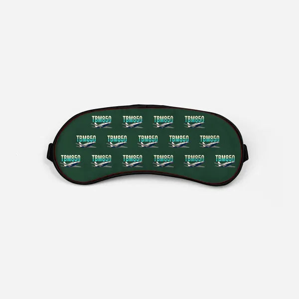 Socata TBM 850 - Original Pattern - Sleep Mask - Dark Green
