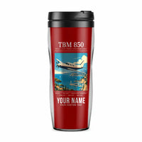 Thumbnail for Socata TBM 850 - Poster + Name - Plastic (No Holder) - Red