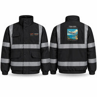 Thumbnail for Socata TBM 850 Reflective Winter Jackets - Poster - Black