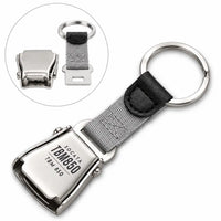 Thumbnail for Socata TBM 850 - Seat Belt Key Chain - Tag - Gray