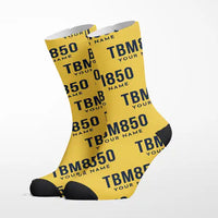 Thumbnail for Socata TBM 850 - Socks - Yellow + Name