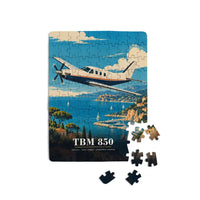 Thumbnail for Socata TBM 850 - Vertical + Text - Canvas Puzzle