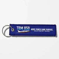 Thumbnail for Socata TBM 850 Aviator Key Chains - Blue
