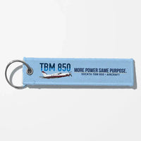Thumbnail for Socata TBM 850 Aviator Key Chains - Light Blue