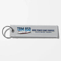 Thumbnail for Socata TBM 850 Aviator Key Chains - Light Gray